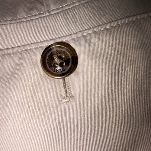 Brooks Brothers Pantalone Uomo 38x30 (37x27) Beige Leggero Vantaggio Chino Clark - Foto 7 di 12