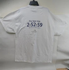 NEW VINTAGE 1990s RECORD TIME  CONCORDE British Airways Mens T-Shirt Tee Size XL