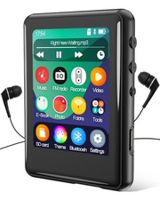 MP3 Player with Bluetooth 5.3,16GB Full Touchscreen Kids Portable Music Devic...