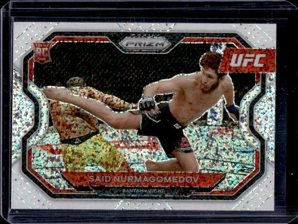 2021 Prizm UFC Said Nurmagomedov RC SP White Sparkle Rookie #137