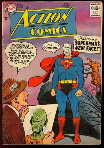 Action Comics #239 Nice Unrestored Silver Age Superman Vintage DC Comic 1958 VG