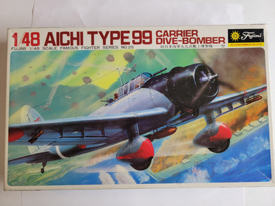 Aichi Type99 Carrier Dive-Bomber Fujimi Japanese Navy model kit WITH EXTRAS!