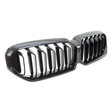 K�hlergrill Doppelsteg Frontgrill Dual Schwarz Glanz passend f�r BMW G30 G31 LCI