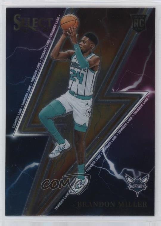 2023-24 Panini Select Thunder Lane Brandon Miller #12 Rookie RC fm0