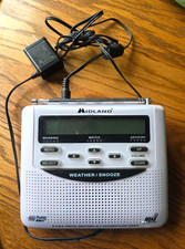 MIDLAND S.A.M.E. DIGITAL WEATHER/ALERT ALL HAZARDS NOAA ALERT RADIO, WR120EZ