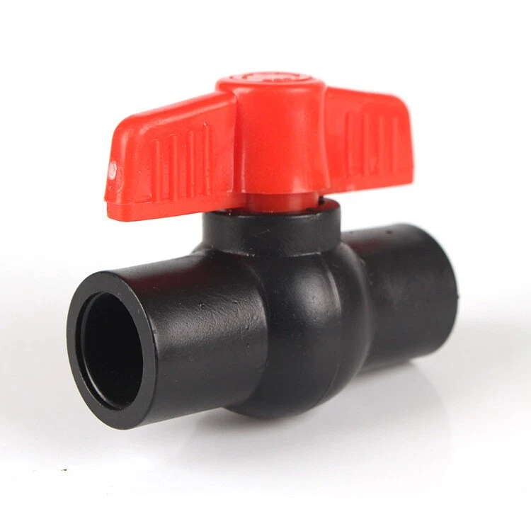 Kugelhahn PVC Absperrhahn Absperrventil Klebemuffe Beidseitig 20/25/32 mm - Bild 2 von 4