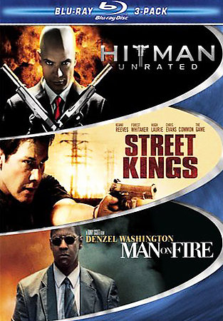 Hard Action 3-Pack: Hitman/Street Kings/Man on Fire (Blu-ray Disc