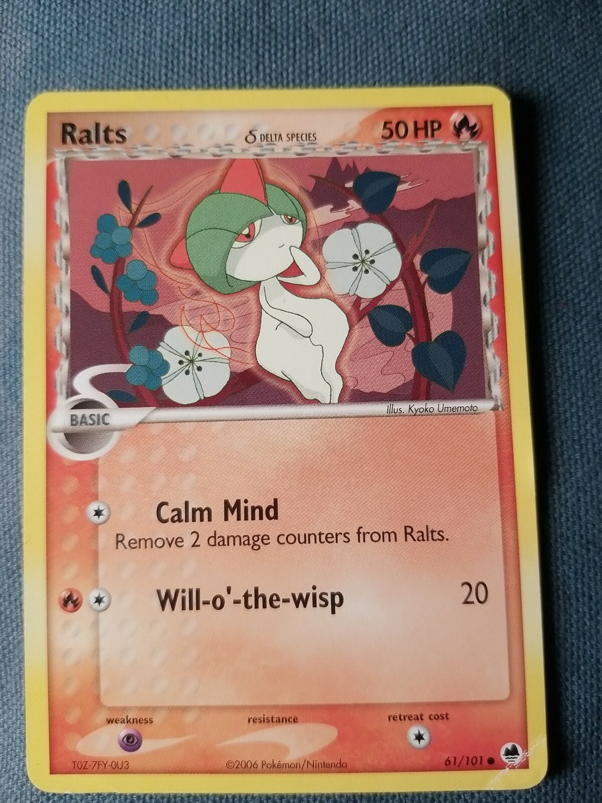 Pokemon TCG Card Dragon Frontiers 2006 - Ralts 61/101