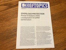 KEF Keftopics Vol 4 #1 bulletin  ad flyer