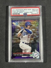 2017 Cody Bellinger Bowman Chrome Mega Prospect Purple Refractor 238/250 Dodgers
