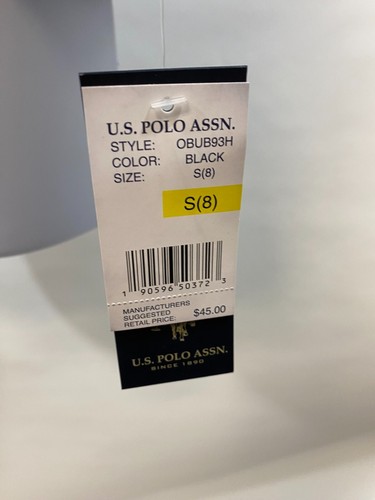 U.S POLO Assn. Boys Black Zipper Up Pockets Fleece Jacket Size 8 NWT - Picture 3 of 7