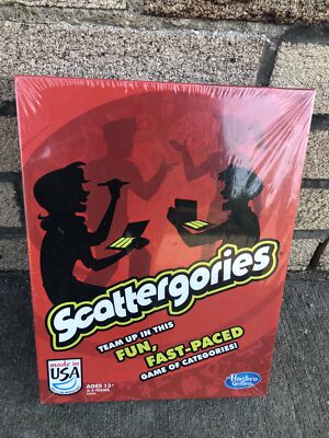SCATTERGORIES Game 2013 Hasbro -- For Ages 13 & Up & 2-4 Teams -- New Sealed