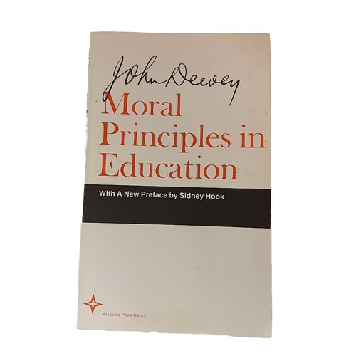 Moral Principles in Education Paperback by Dewey, John 1975 Philosophy Vtg  - Picture 1 of 8