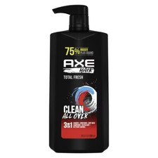 Axe Total Fresh 3-in-1 Shampoo Conditioner and Body Wash, 28 fl oz 0.47 per gallon