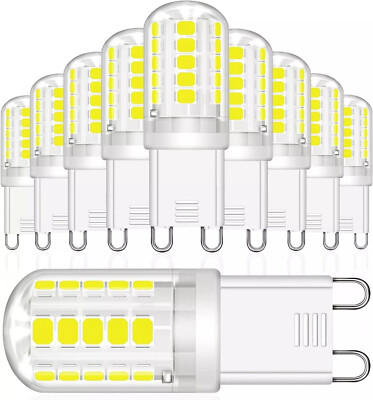 10 x G9 3W 40 Watt LED Leuchtmittel Birne Halogen 230V - Kaltweiß