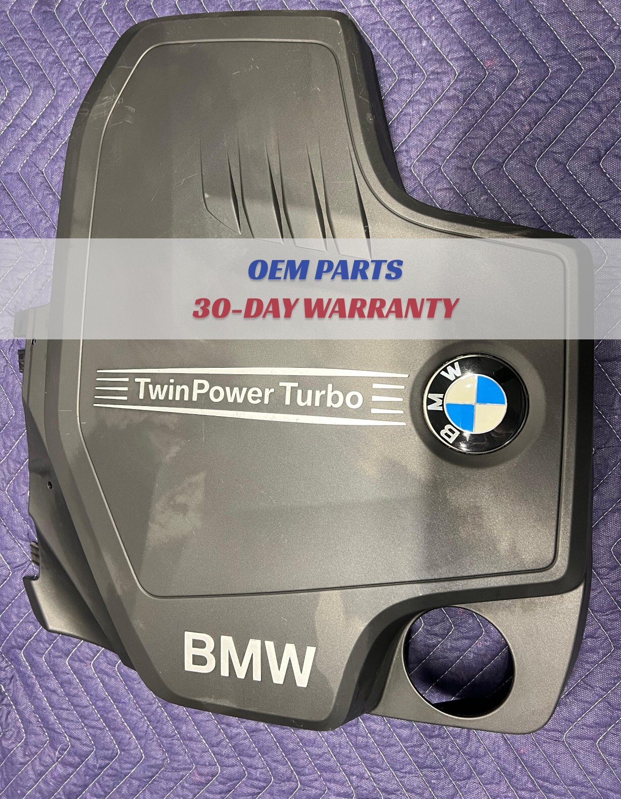 OEM BMW 7636791 2629114 Engine Motor Ignition Cover Panel & RESERVOIR BMW X3 F25