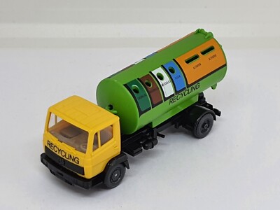 Mercedes Benz Recycling Containerdienst von Wiking Modellauto (5d)  