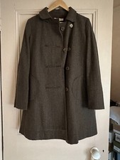 See By Chloe Wool Checked Brown, Overcoat Size10, Eu 38 (can Email Better Pics)