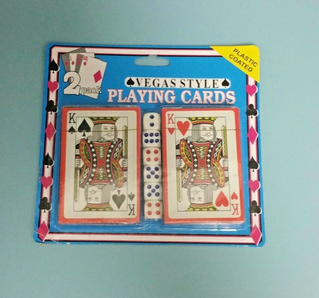 2pack Vegas Style Playing Cards With 6 Dice. for sale online eBay