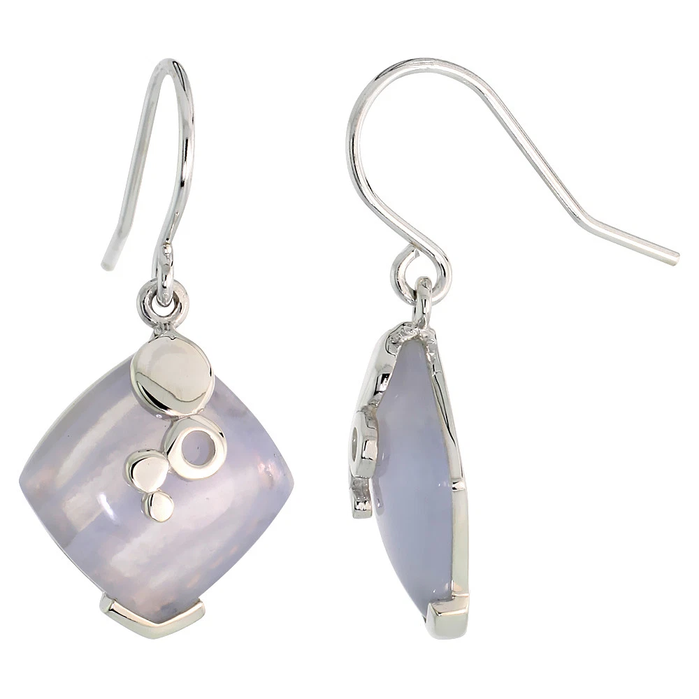 ORAZIO Orecchini Donna Cerchio 925 Sterling Argento Orecchini Donna con 3A Colorati Zirconia Cubica Ipoallergenic Argento Huggie Sleeper Orecchini Cerchio Blu