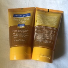 2x neutrogena pre-sunless scrub exfoliating tan-prep 4fl Each