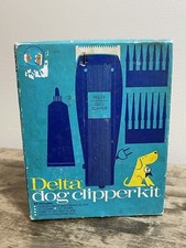 Vintage Delta Brand Dog & Pet Clippers in Original Box - Tested - Made In USA
