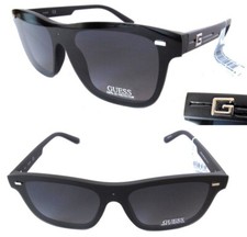 NWT GUESS Mens Sunglasses GF0183 Black/Gray  80- tiny defect
