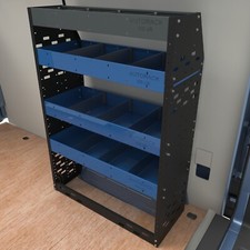 AutoRack Professional metal van racking shelving unit kit for High Roof Vans