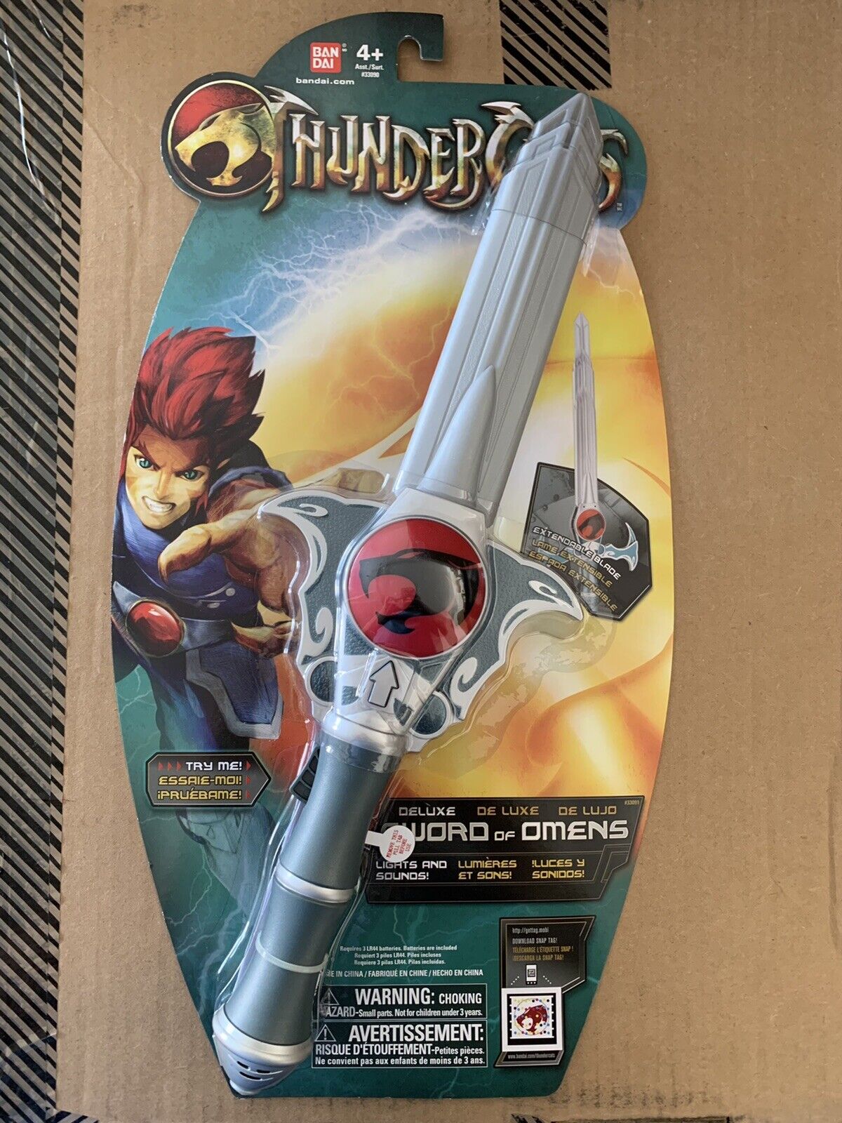 Thundercats BANDAI 豊富なギフト Sword Of 93%OFF Omens Extendable And So Blade Lights