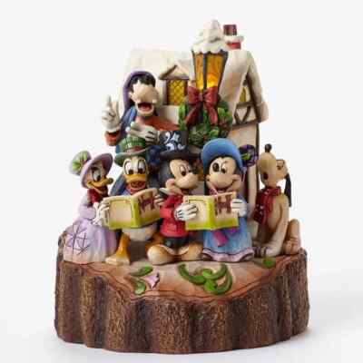 Disney*HOLIDAY HARMONY*Light Up*NIB*JIM SHORE*Mickey*MINNIE*Pluto