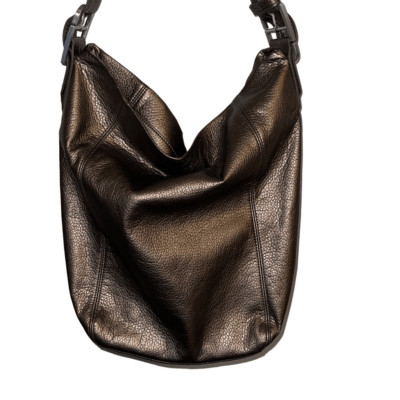 ROCKPORT Women s Faux Leather Brown Metallic Shoulder Bag PocketBook Adjustable