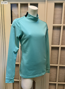 mock turtleneck fleece