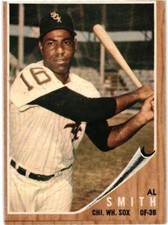 1962 Topps # 410 - AL SMITH - CHICAGO WHITE SOX - EX (OC)