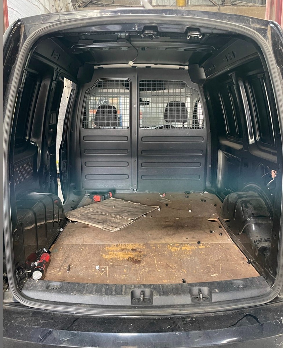 VW CADDY REAR SEAT CONVERSION QUICK RELASE FITTED SWB MAXI 1+1+1  REMOVABLE