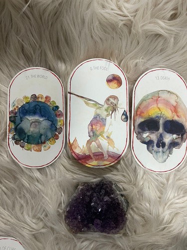 The Luminous Void Tarot by Laura Zuspan - 1st Ed. (Kickstarter ) OOP HTF - 第 6/8 張圖片
