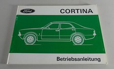 Operating Instructions / Manual Ford Cortina Stand 02/1974