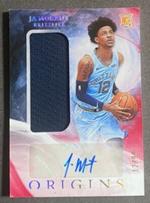 2019-20 Origins - Ja Morant Rookie Patch Autograph Red 12/99 Jersey Numbered 