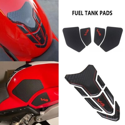 SET For Ducati Streetfighter V4 2018-2024 Tank Protector Knee Grip Fuel Tank Pad