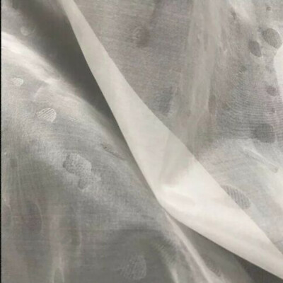 5momme 100 % reine Seide Jacquard Organza Stoff 4m x 38'' Kleid Nähen Handarbeit - 170A