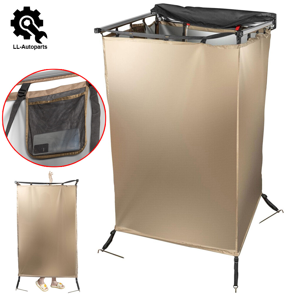 Camping Shower Tent Awning for Jeep Toyota 4x4 Vehicle SUV Truck Car Toilet Tent