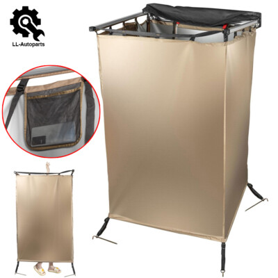 Camping Shower Tent Awning for Jeep Toyota 4x4 Vehicle SUV Truck Car Toilet Tent
