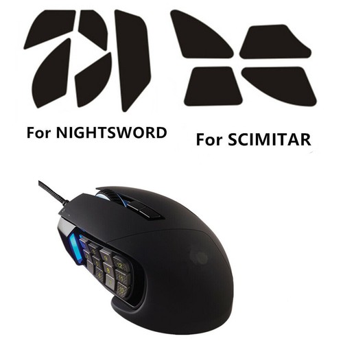 1 Sets Mouse Feet Glides Skates For Corsair NIGHTSWORD SCIMITAR - Afbeelding 3 van 17