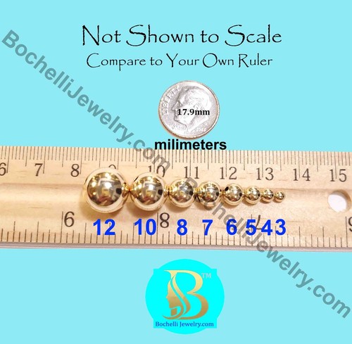 Chain Strung 14k Solid 5mm Yellow Gold Hexagon Faceted Bead Lobster Bracelet - Picture 8 of 12
