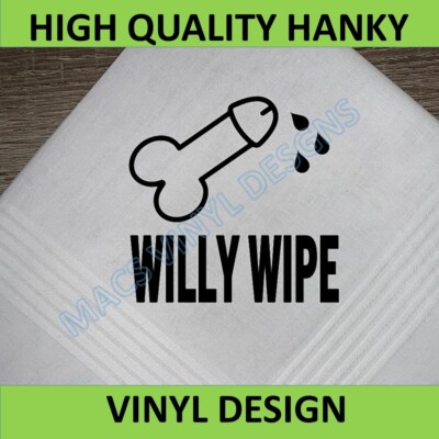 Secret Santa Xmas versaute unhöfliche Herren Willy Wipe Sex Willy Wichstuch Sperma Taschentuch