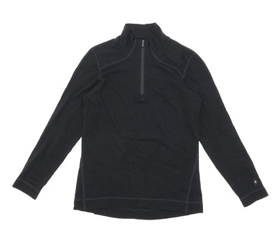 Smartwool L77220 Women's Black Merino 250 Base Layer 1/4 Zip