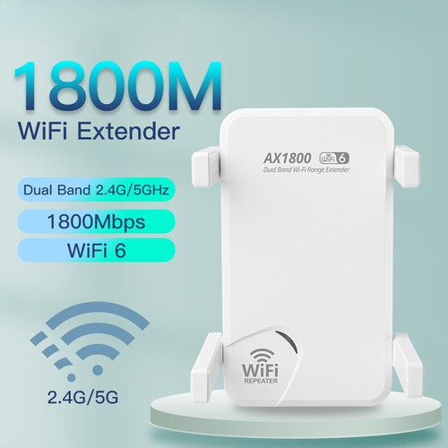 WiFi6 AX1800 Wireless Repeater Dual Band 2.4G/5GHz 802.11AX Gigabit Long Range - 第 1/8 張圖片