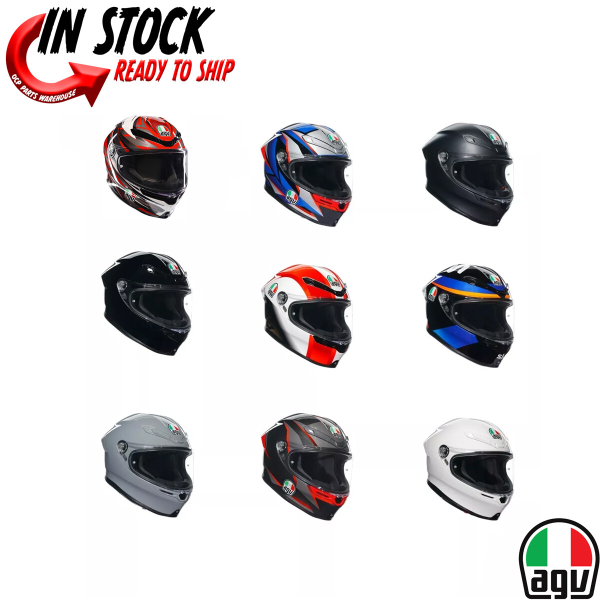 セキュリティ・セーフティ AGV  k6 K6 S DOT(E2206) - SIC58 - AGV