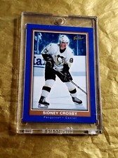 SIDNEY CROSBY Rookie 2005-06 Bee Hive Hockey #101 Blue Border Raw Pristine 