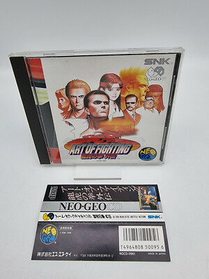 Neo Geo Cd Art Of Fighting 3 Spine Card Japan Used | eBay