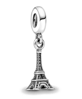 Dije Torre Eiffel  Paris colgante en plata estelina 925 Regalo Accesorio pulcera